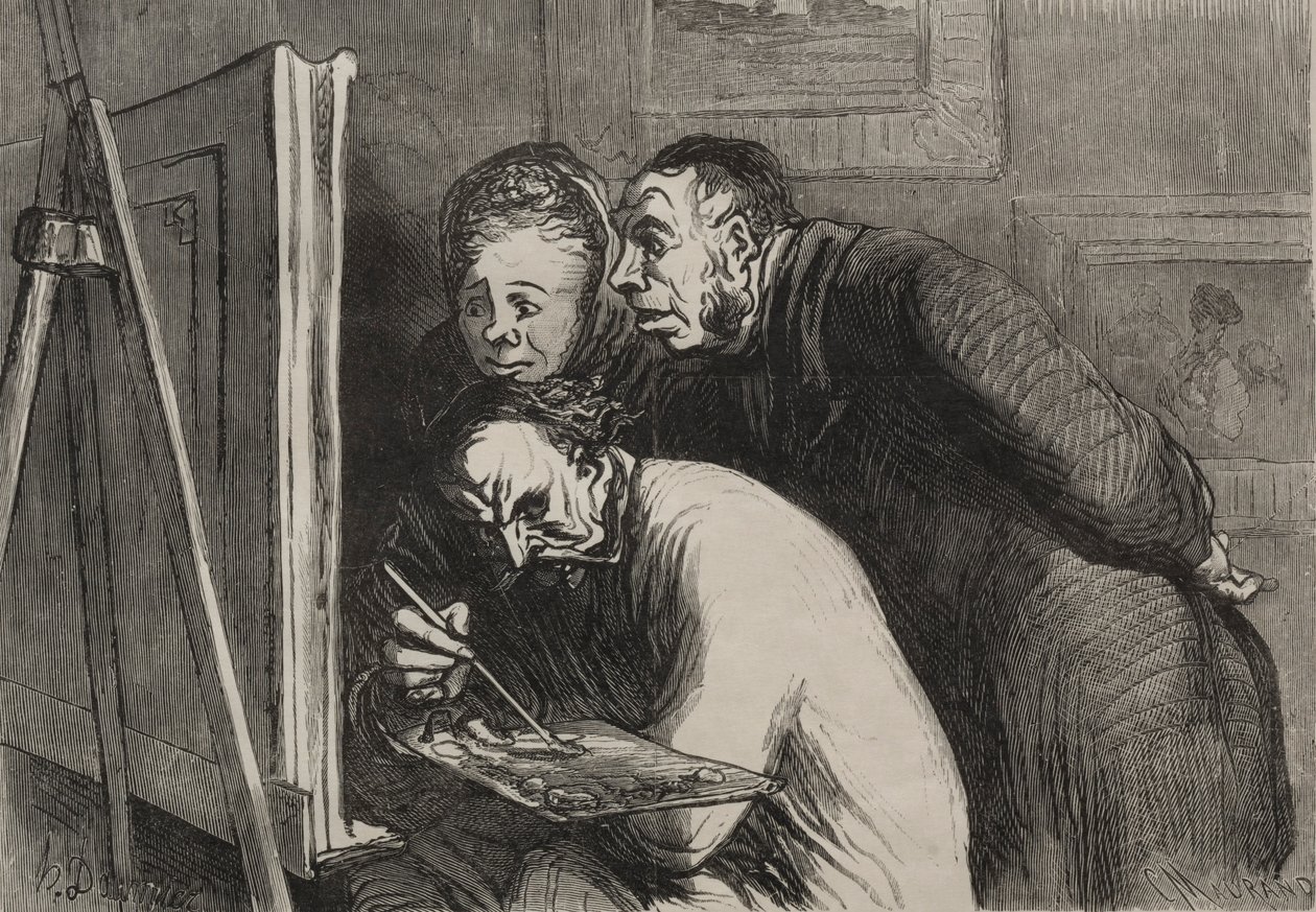 Malíři: Malíři a buržoazie. od Honoré Daumier