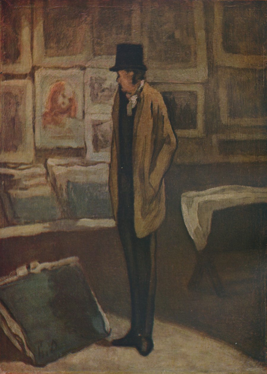 The Print-Lover, 1857-1860, 1937. od Honoré Daumier