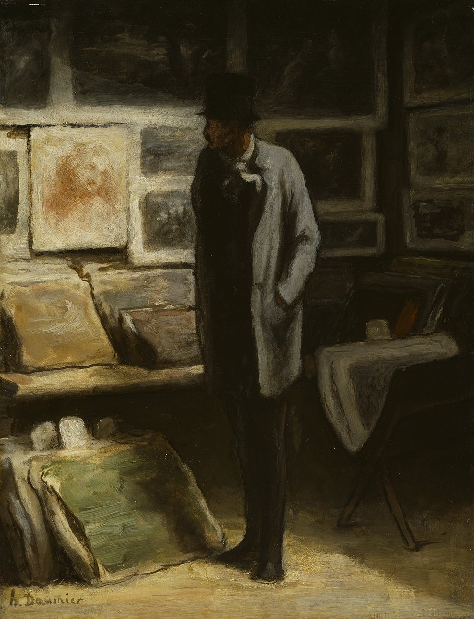 The Print Collector, c.1857-63 od Honoré Daumier
