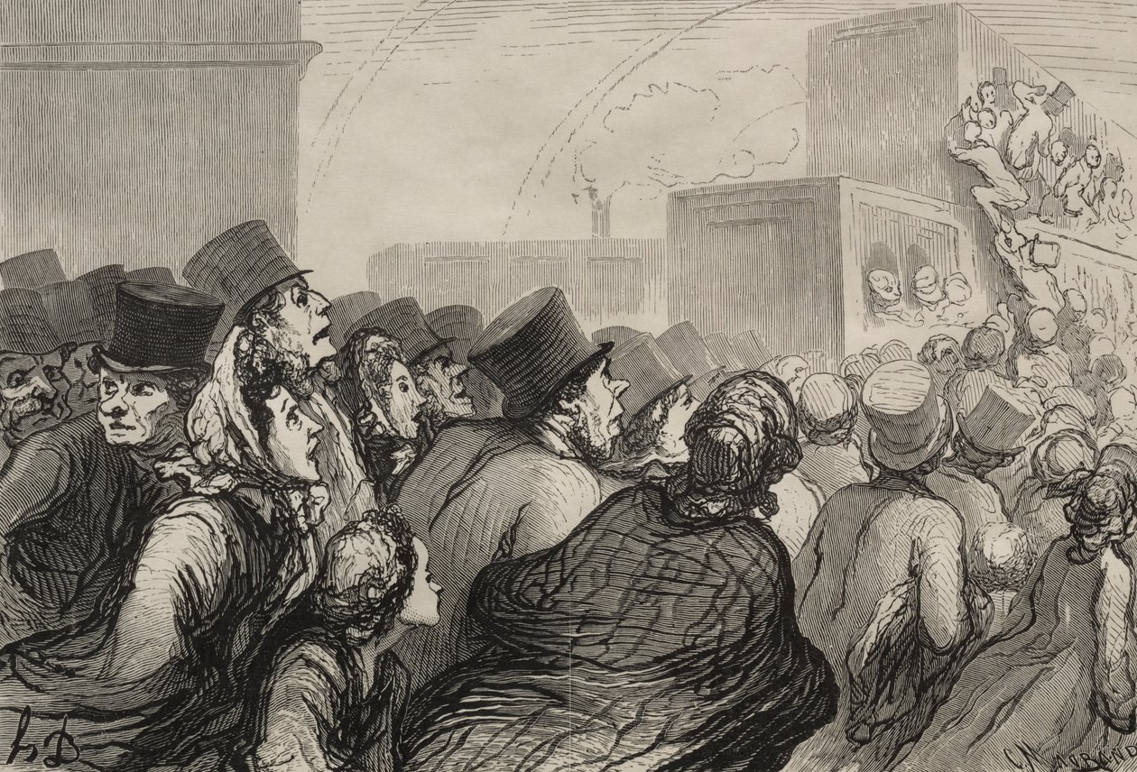 Železnice: Nedělní exkurze od Honoré Daumier