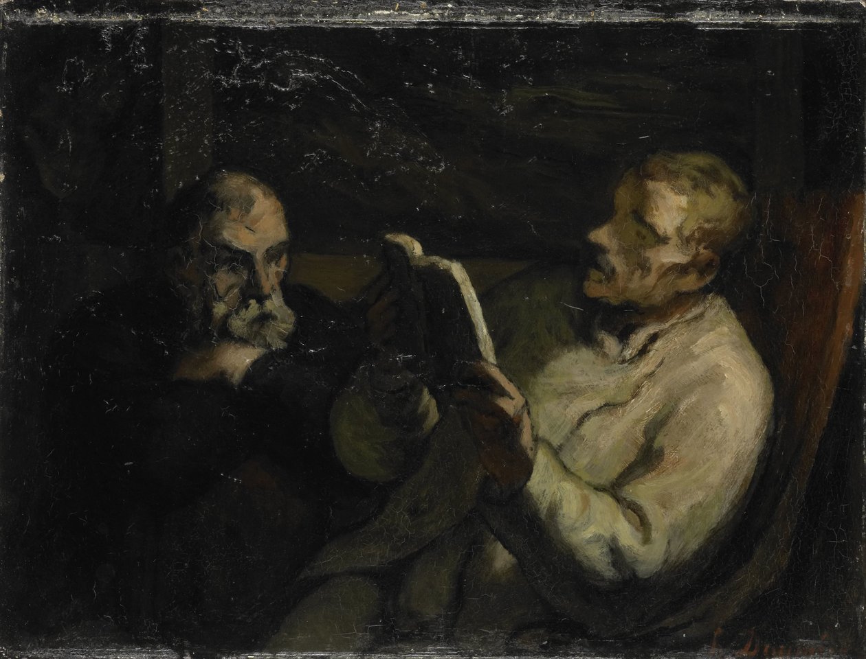 Čtení od Honoré Daumier