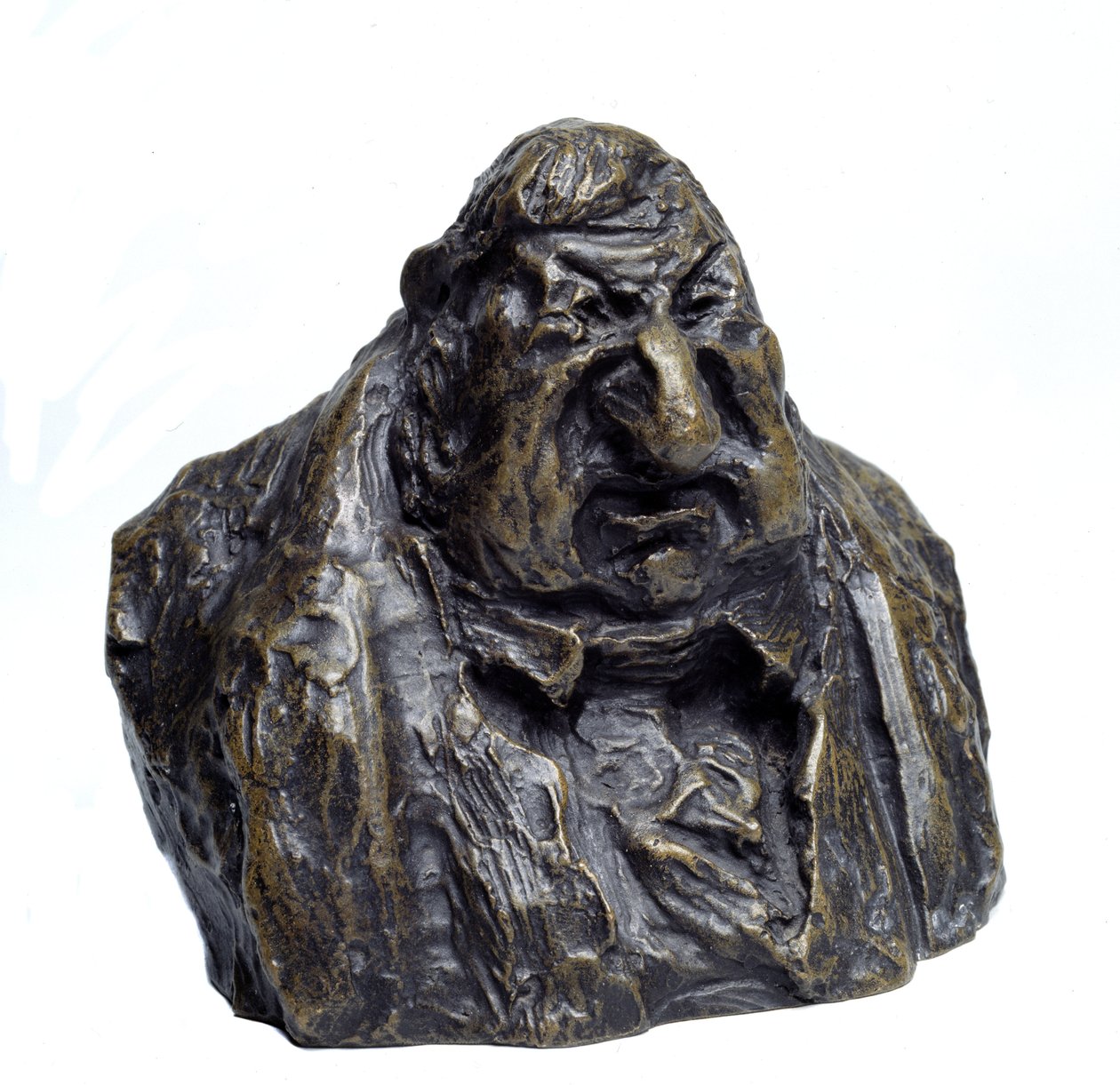 Náklad bust „Celebrites du Juste Milieu“ „“ Karikatura Jeana Marie Frucharda (1786 - 1872), zast. Le Degout ztělesnil 