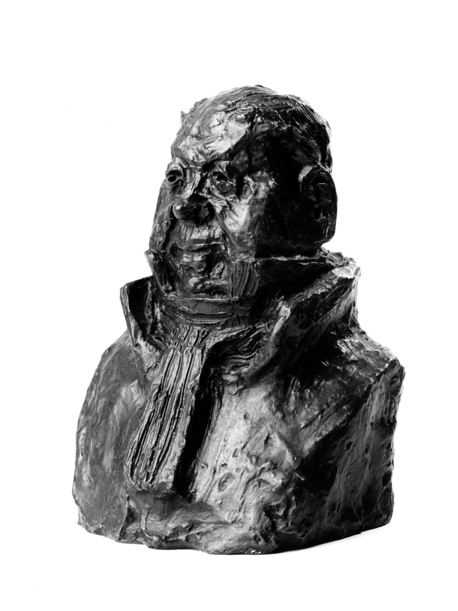 Náklad bust „“ Celebritů pravého středu“ „“ Karikatura Alexandra Lecomta (asi 1788-?), rychtáře. Subtilní.““ Socha Honore Daumiera (1808-1879) 19. století. Inv L 48,10 Rozměr v cm V 17 x L 1 Musee des Beaux Arts, Palais Longc od Honoré Daumier
