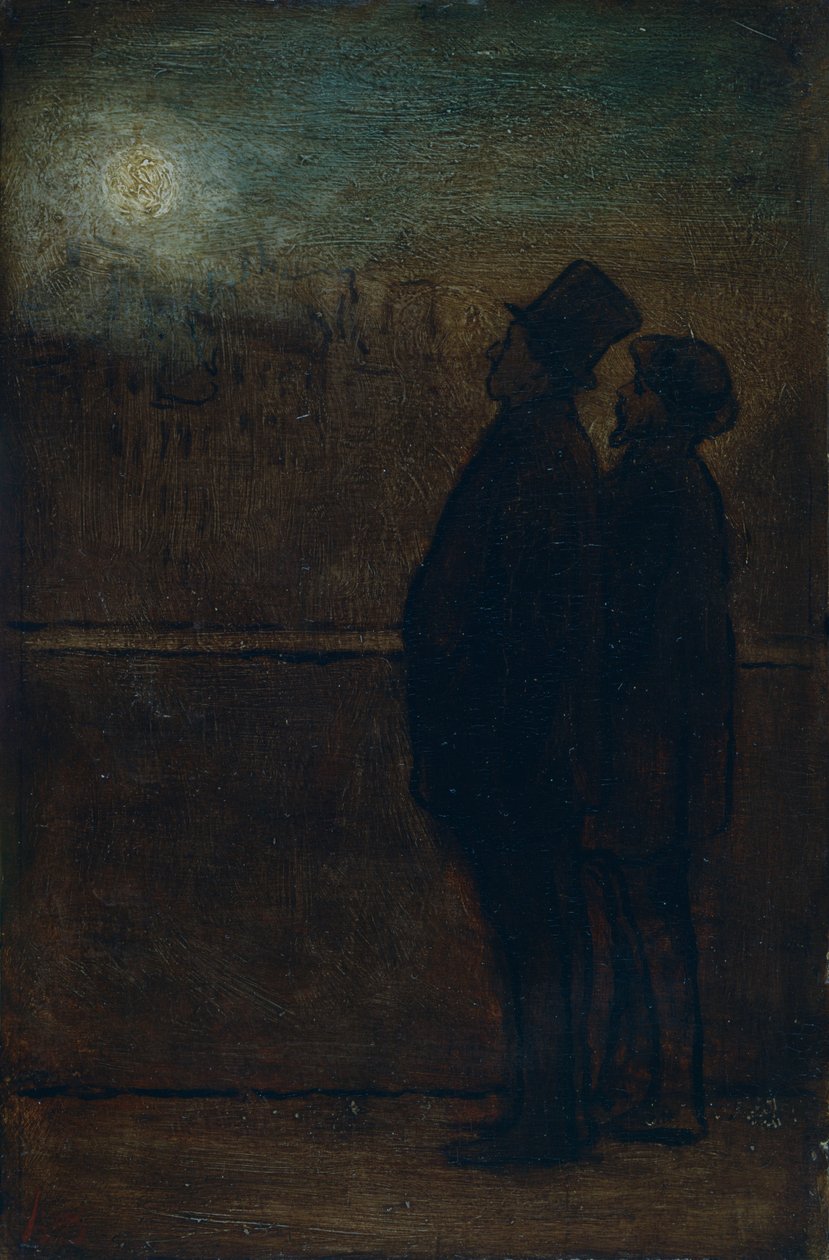 "Noční chodci", 1828-1879 od Honoré Daumier