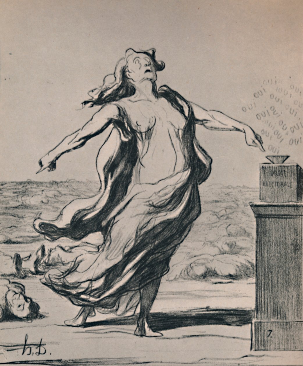 This Has Killed That, 1871, 1946 od Honoré Daumier