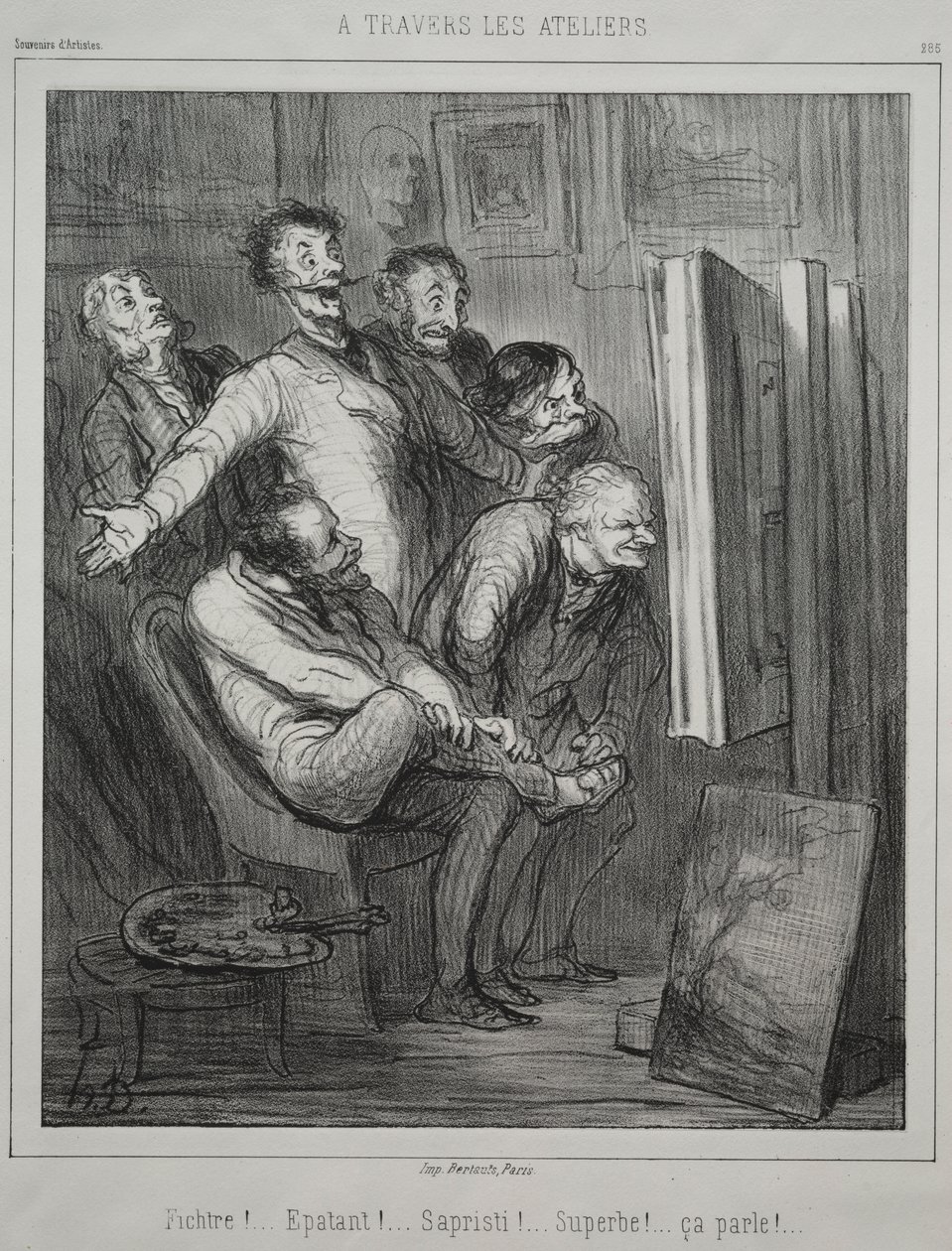 Přes studia od Honoré Daumier