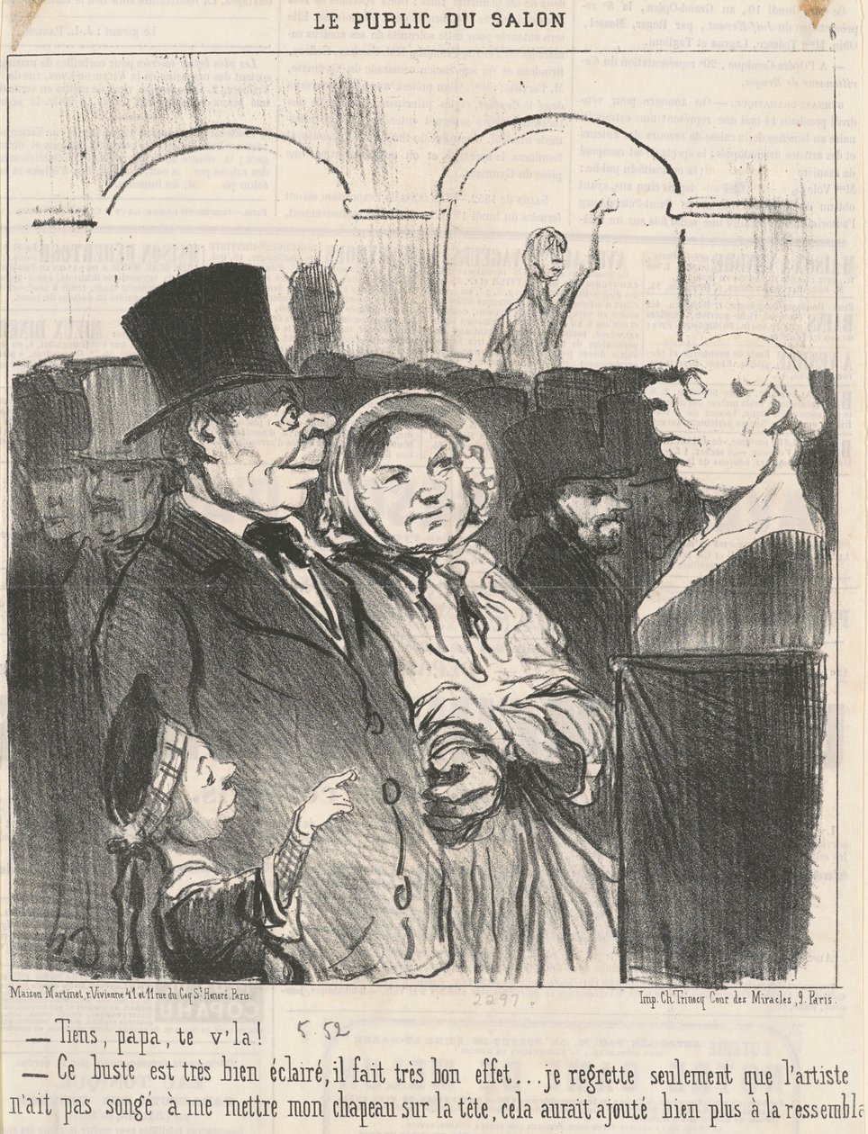 Tady, tati, tady jsi! ... od Honoré Daumier