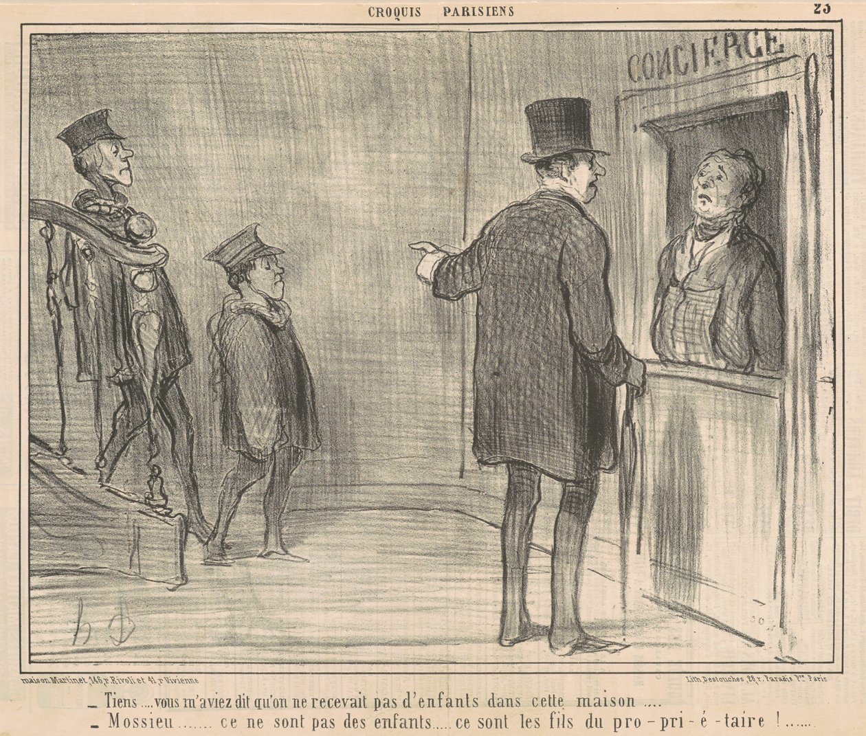 Tady... řekl jsi mi... od Honoré Daumier