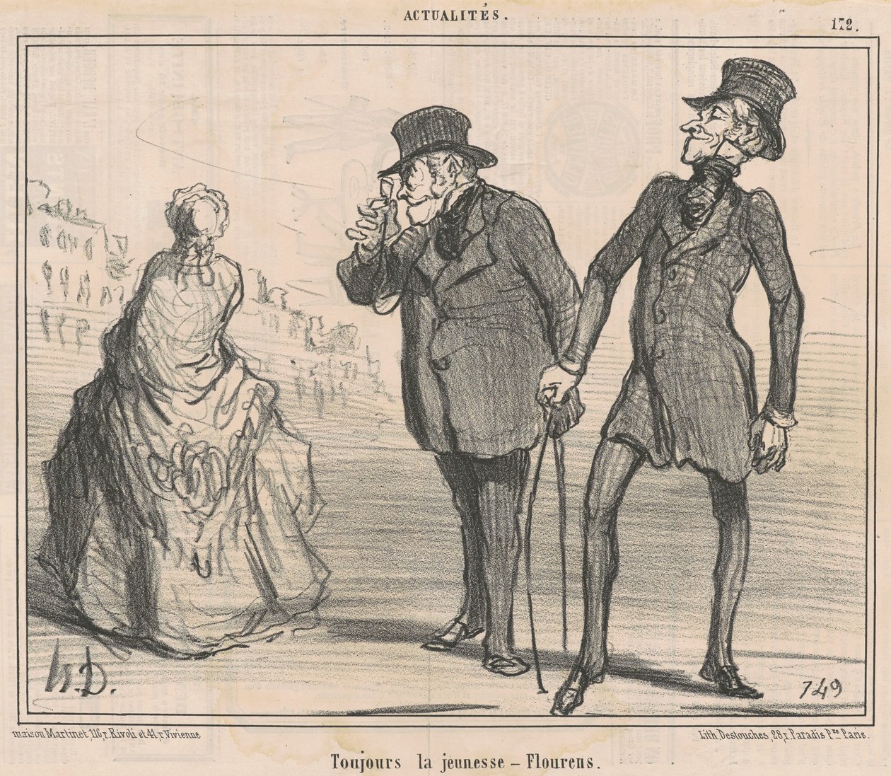 Vždy heunesse-flourens od Honoré Daumier