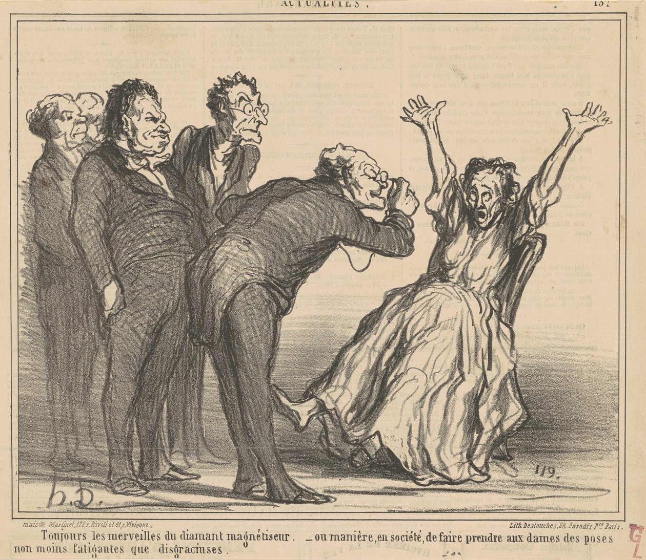 Vždy zázraky diamantů... od Honoré Daumier