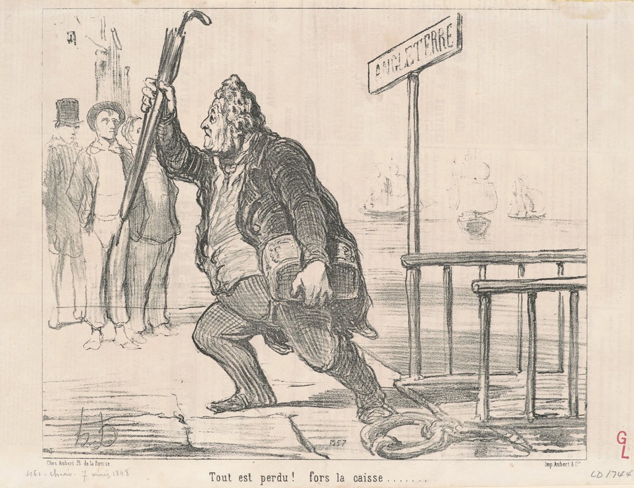 Vše je ztraceno! Pro pokladnu od Honoré Daumier