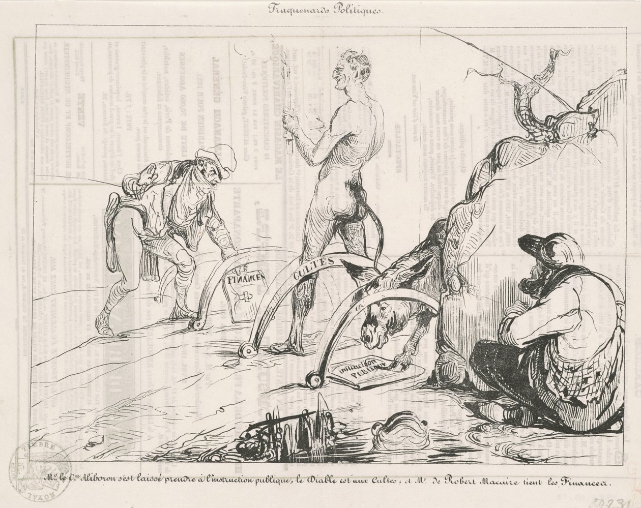 Politické pasti od Honoré Daumier