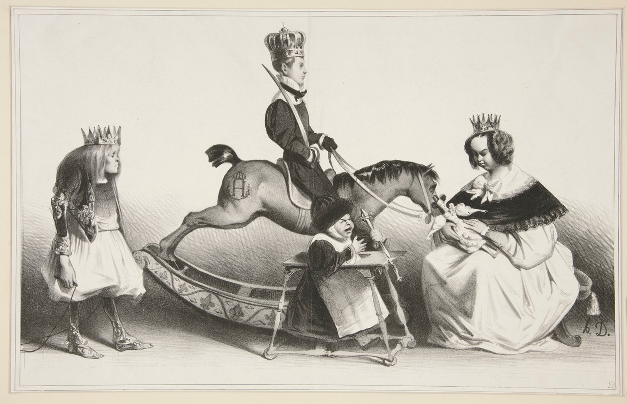 Velmi vysoké a velmi silné legitimní hořčice a hořčice od Honoré Daumier