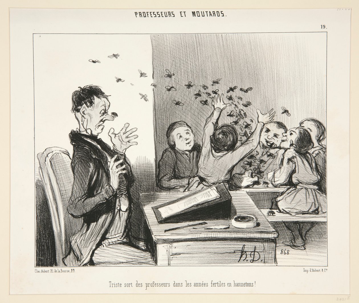 Smutný osud učitelů? - #19 pf Profesoři a hořčice od Honoré Daumier