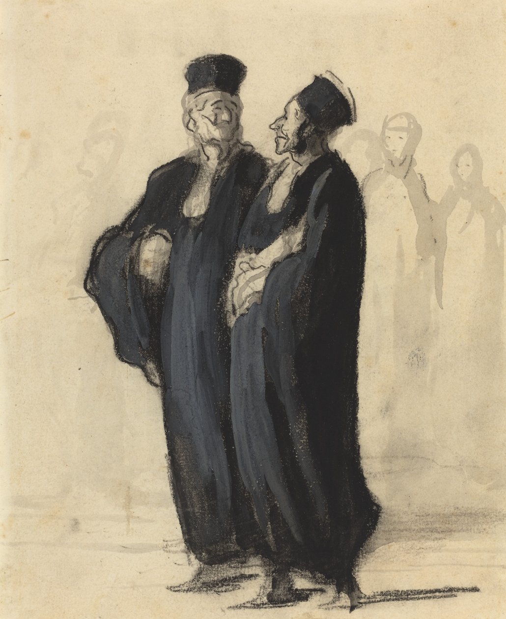 Dva právníci od Honoré Daumier