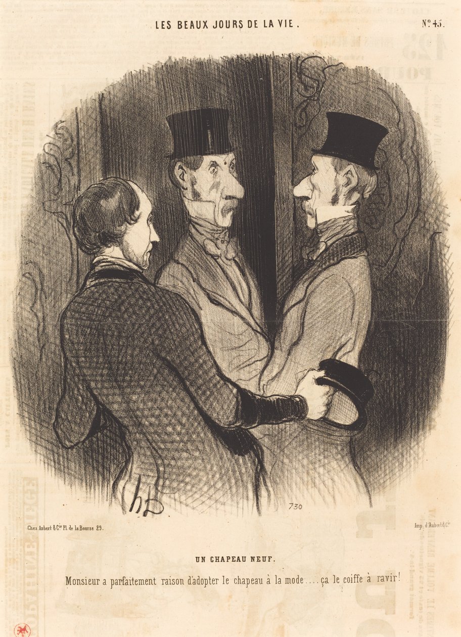 Nový klobouk od Honoré Daumier