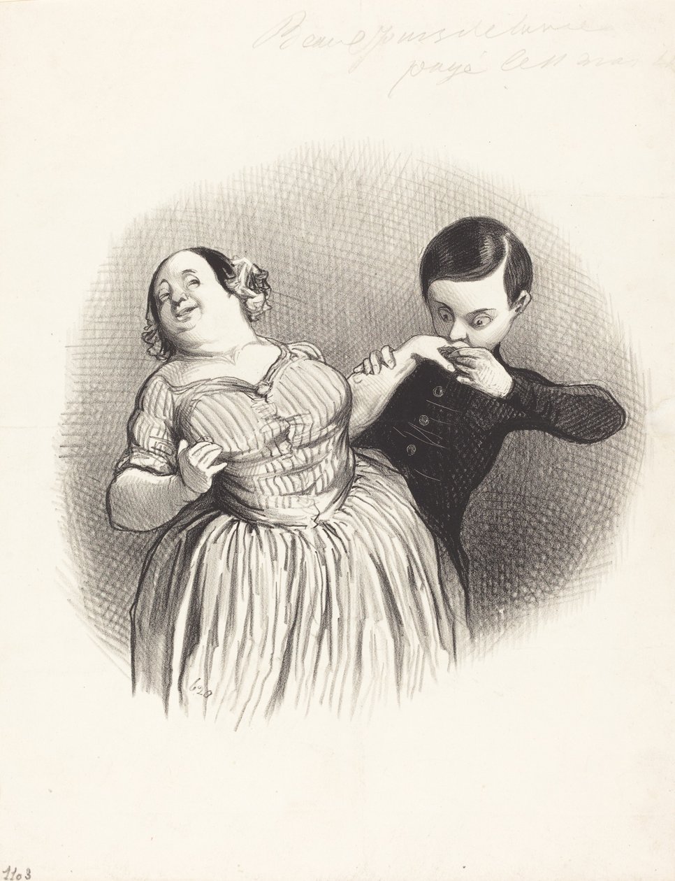 Galantní začátek od Honoré Daumier