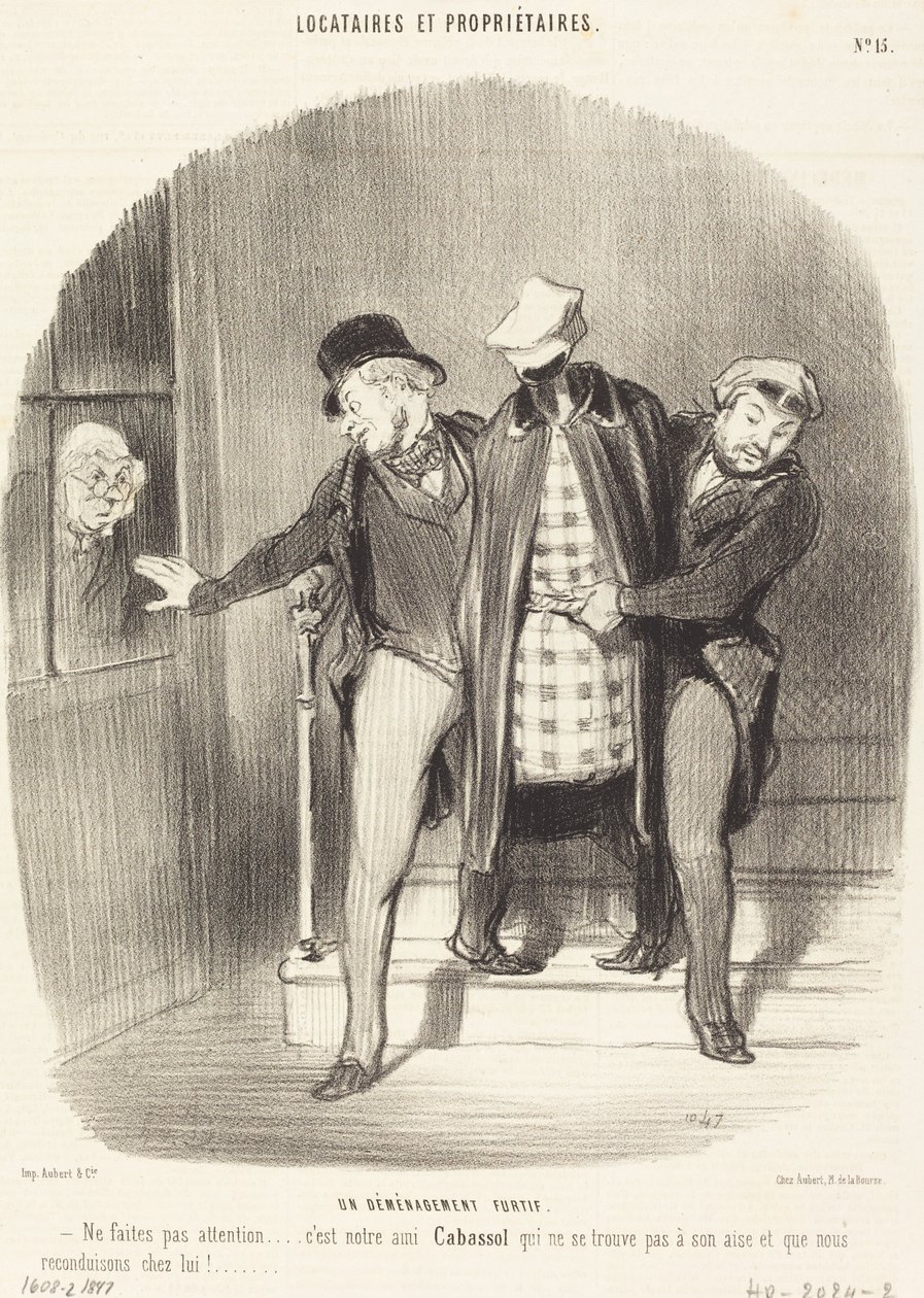 Stealth Move od Honoré Daumier
