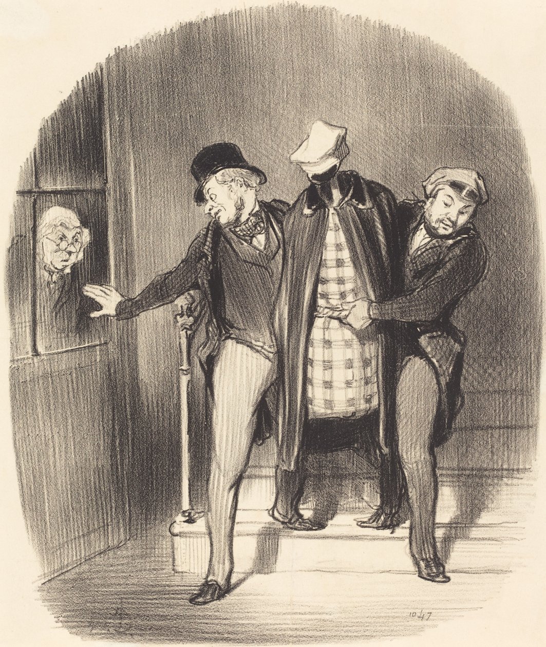 Stealth Move od Honoré Daumier