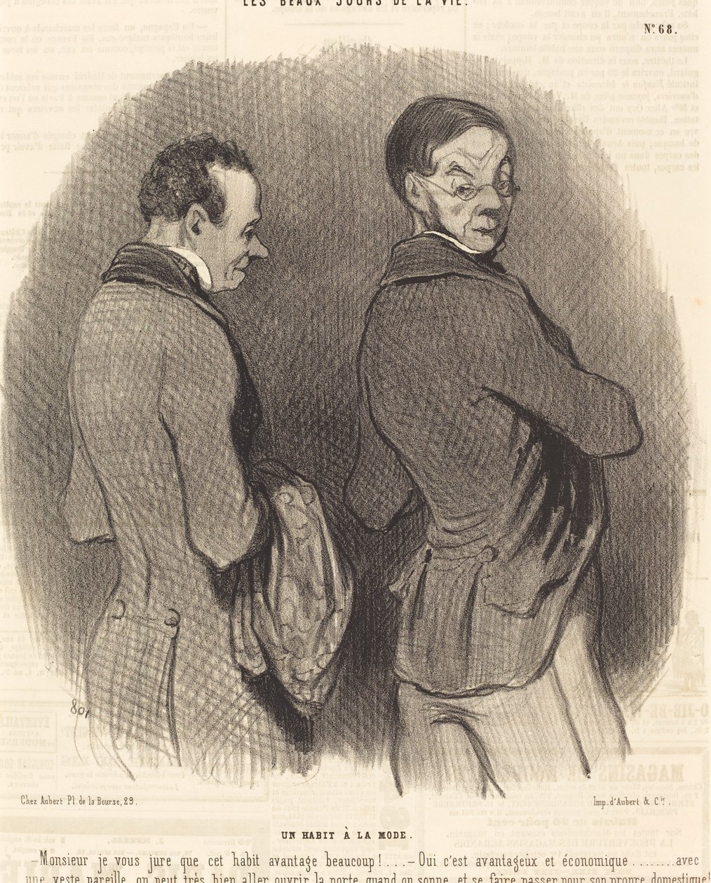Módní outfit od Honoré Daumier