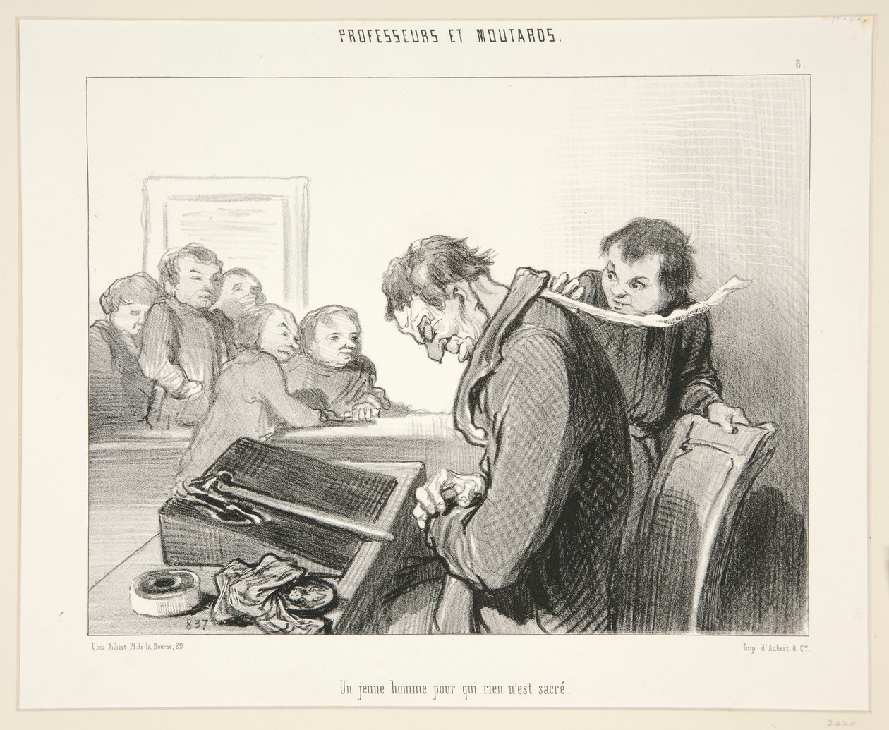 Mladý muž, pro kterého nic od Honoré Daumier