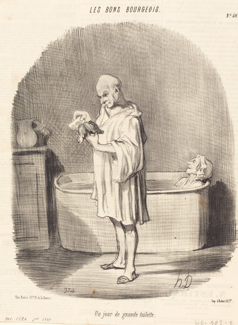 Den skvělé toalety od Honoré Daumier