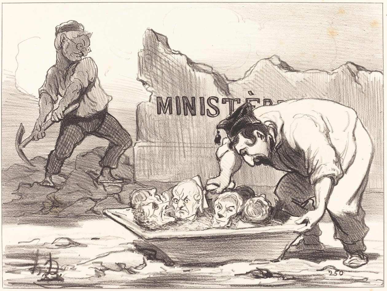 Opětovné omítání od Honoré Daumier