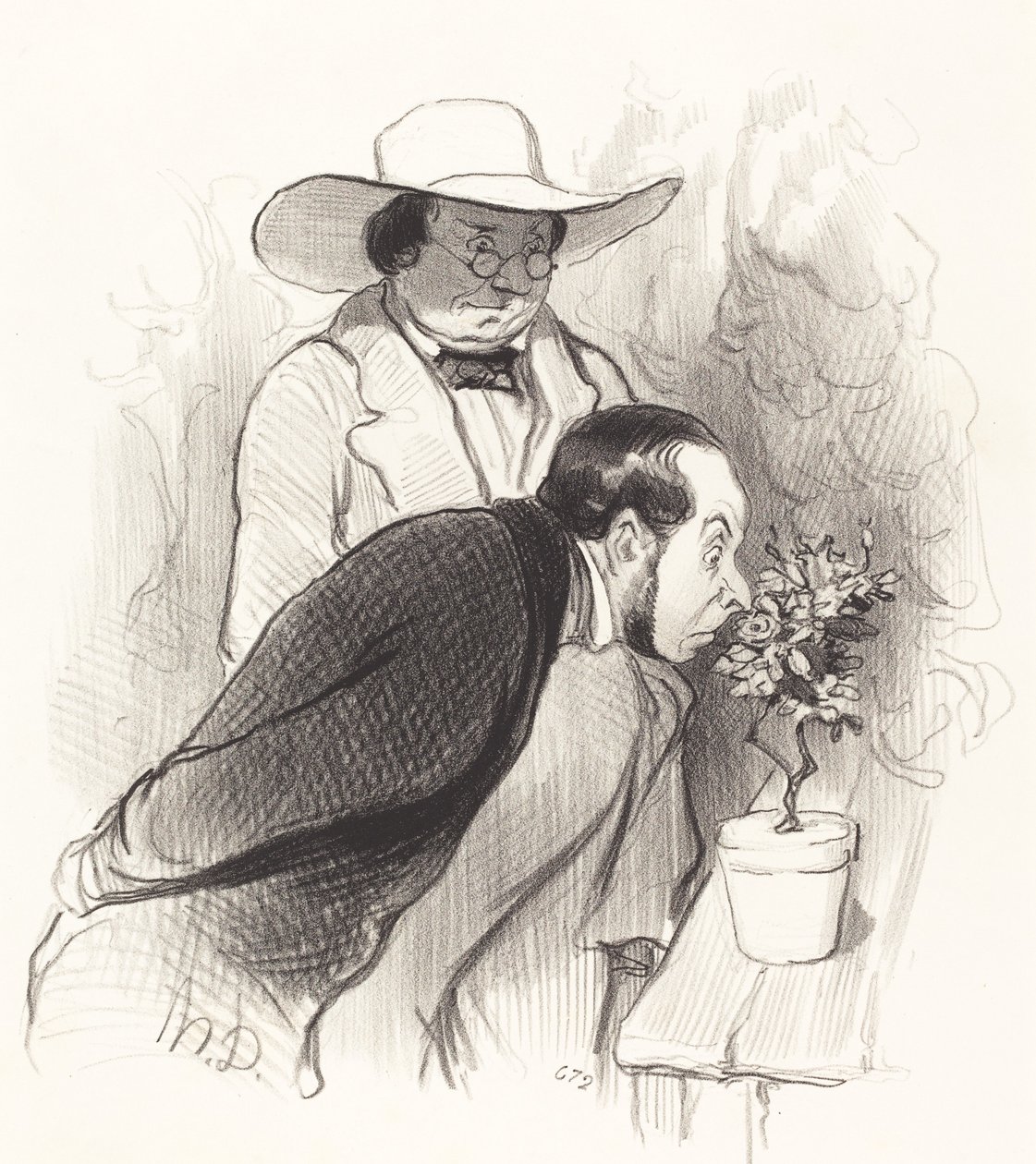 Triumf botanika od Honoré Daumier