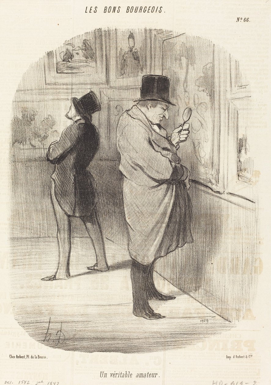 Opravdový amatér od Honoré Daumier