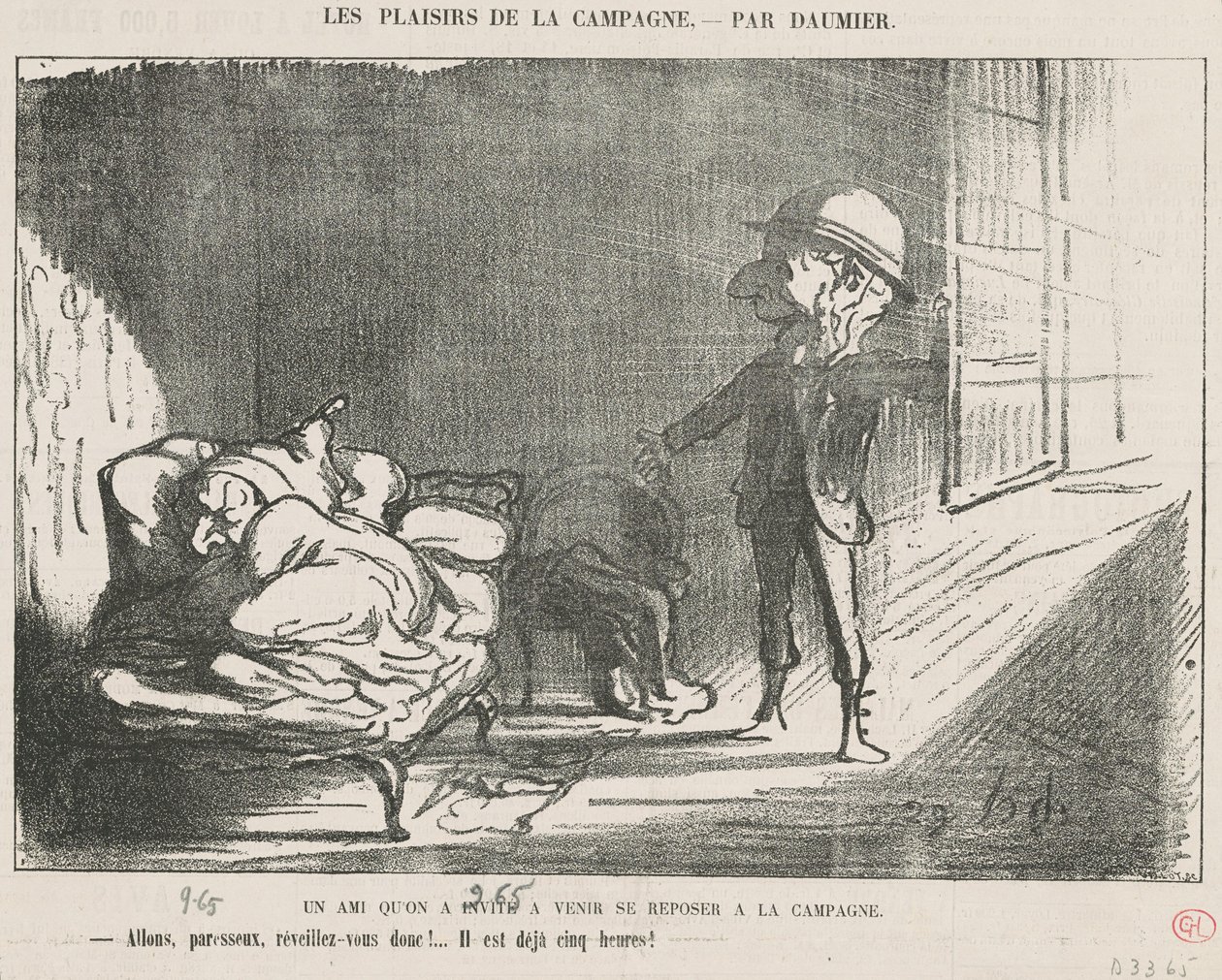 Kamarád, kterého jsme pozvali... od Honoré Daumier