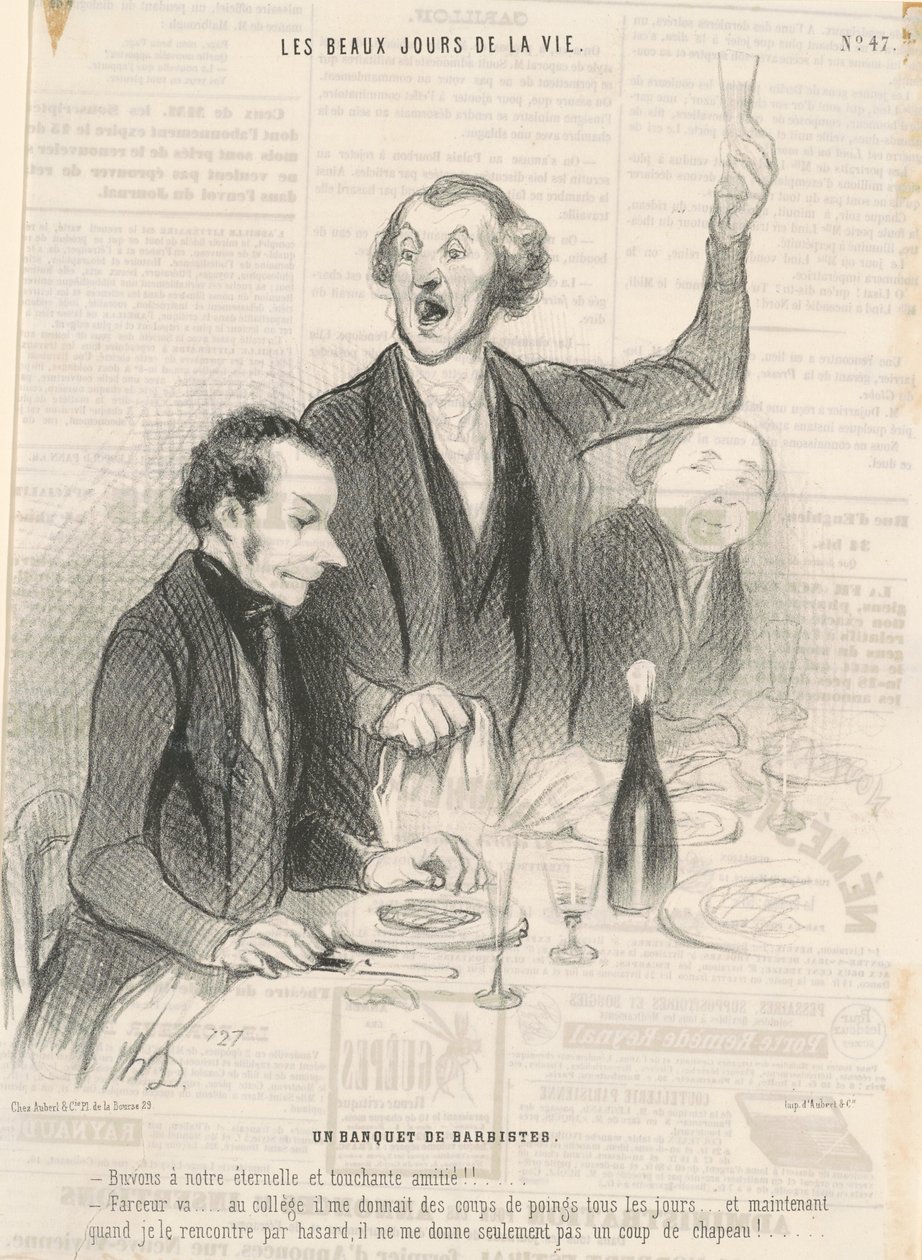 Banket barbíny od Honoré Daumier
