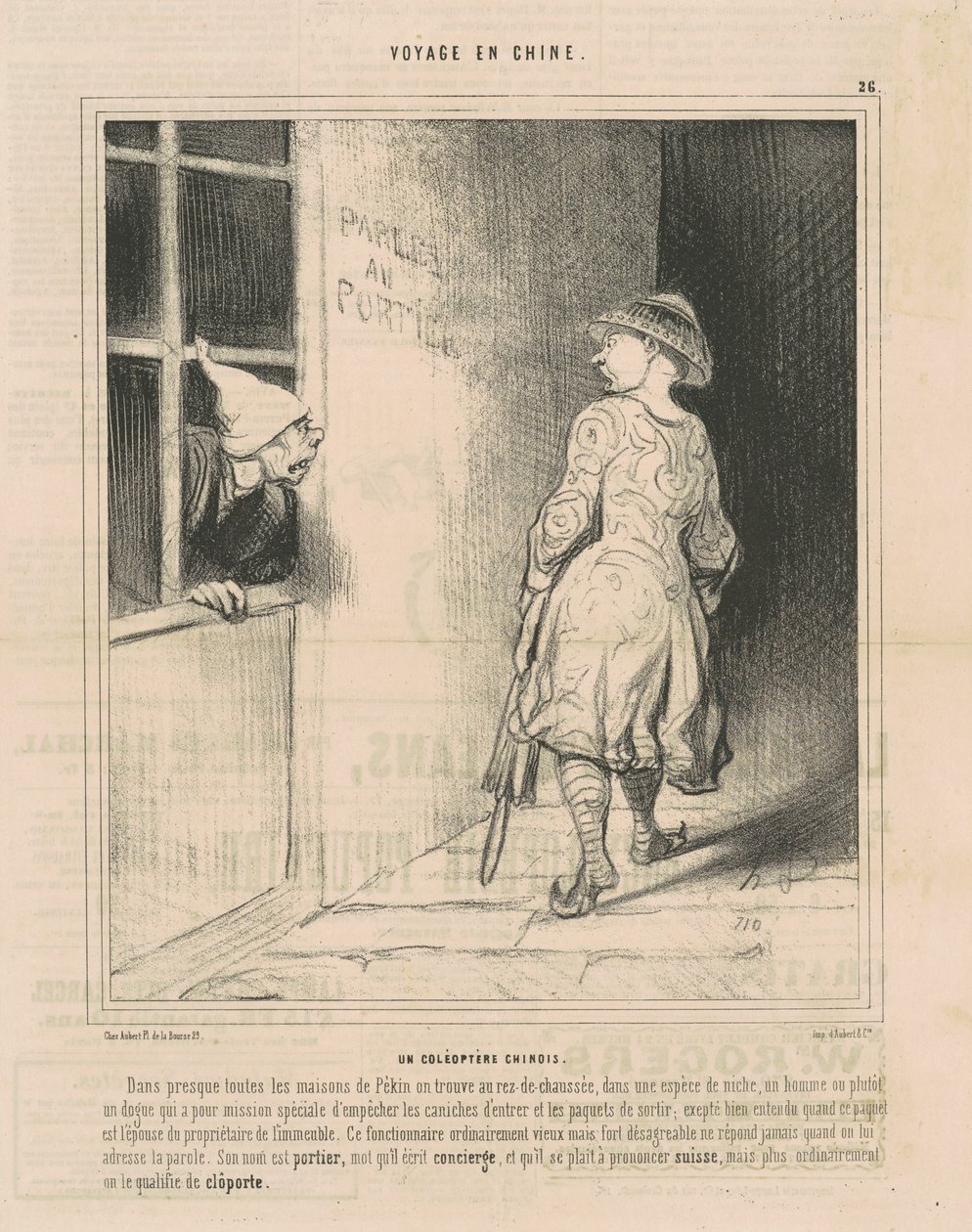 Čínský brouk od Honoré Daumier
