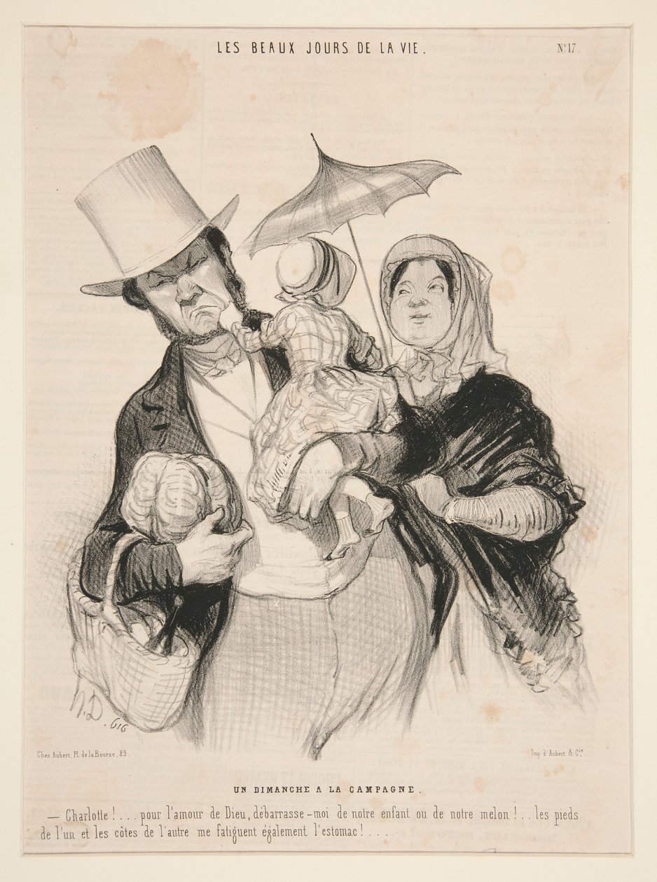 Neděle? kampaň, č. 17 od Honoré Daumier