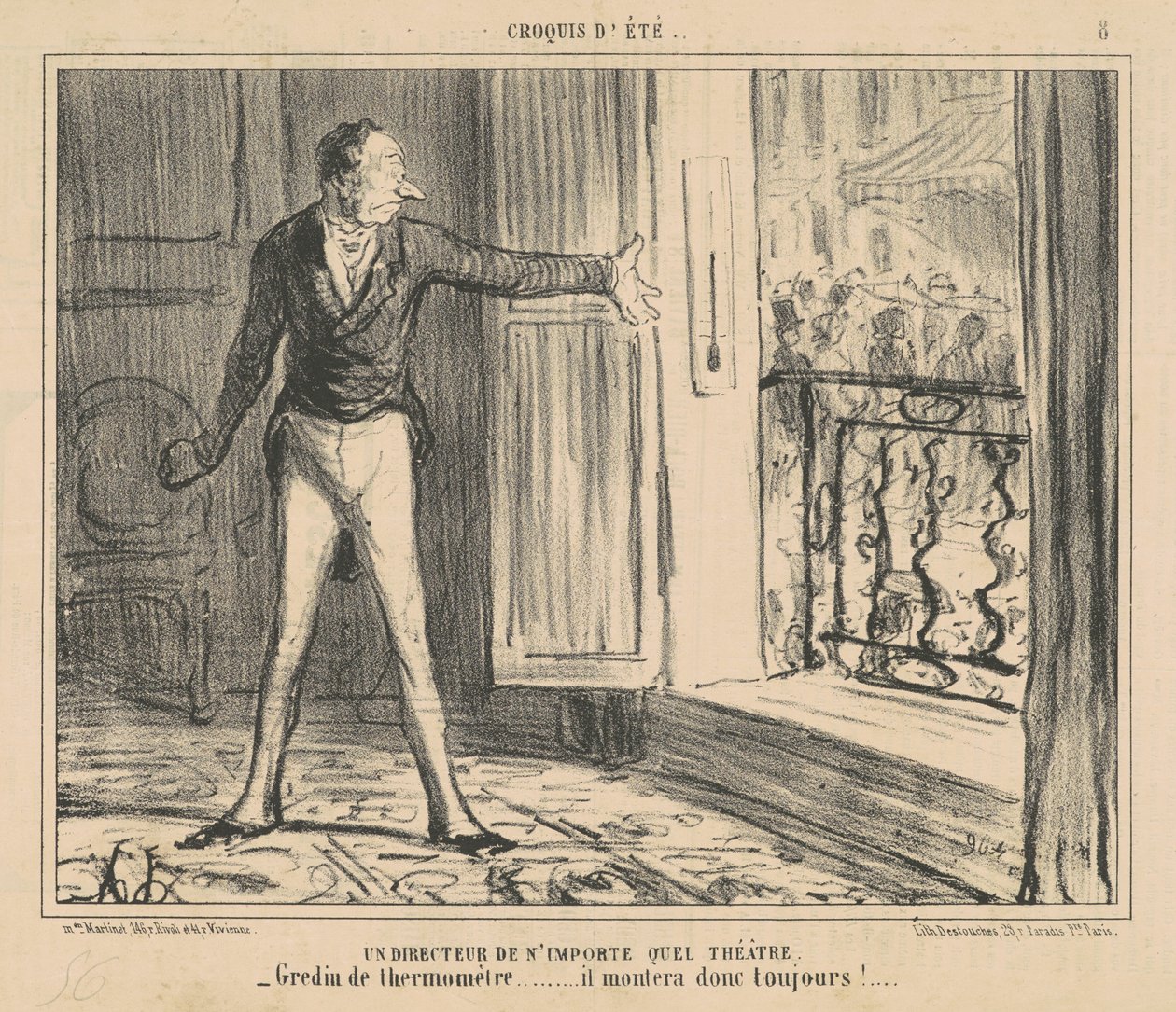 Režisér jakéhokoli divadla od Honoré Daumier