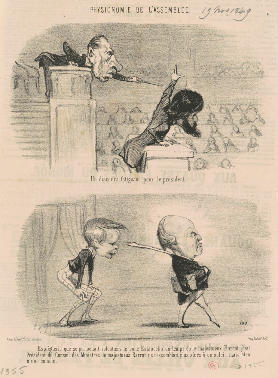 Unavující projev pro prezidenta od Honoré Daumier