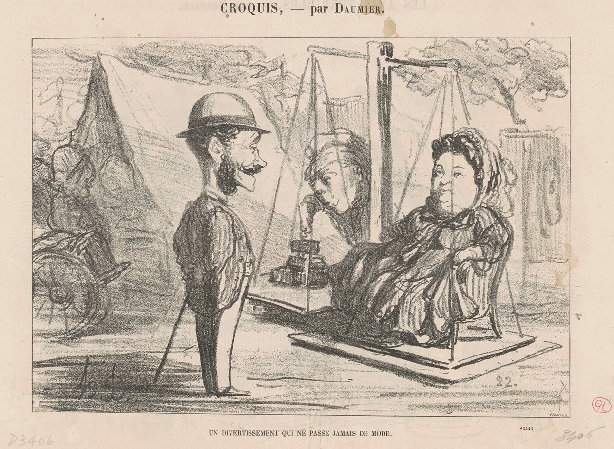 Zábava, která ... módní od Honoré Daumier