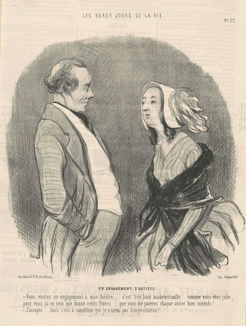 Závazek umělce od Honoré Daumier
