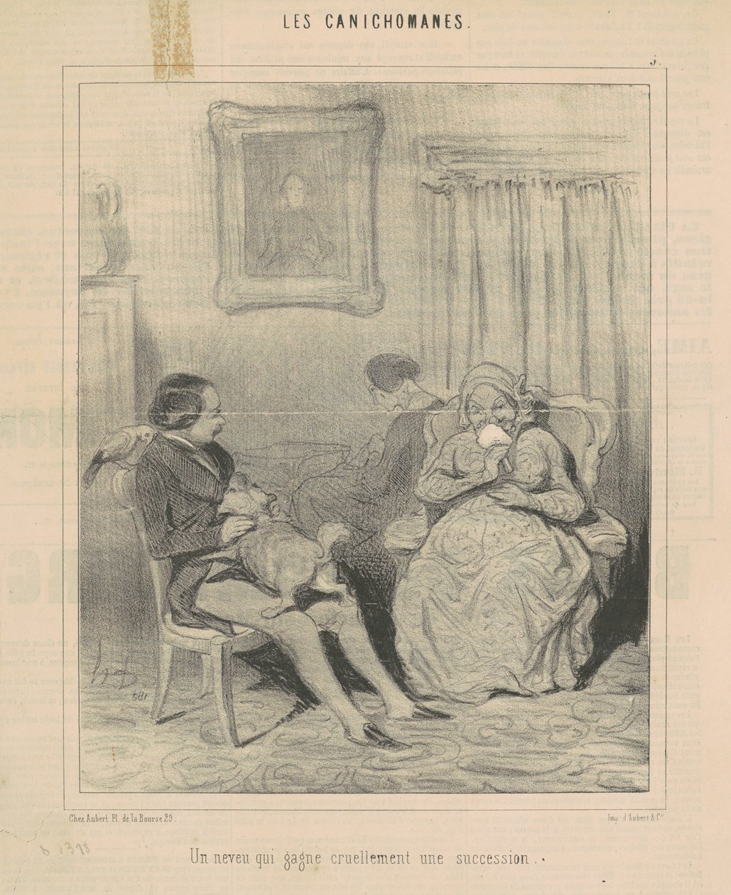 Synovec, který krutě získá majetek od Honoré Daumier