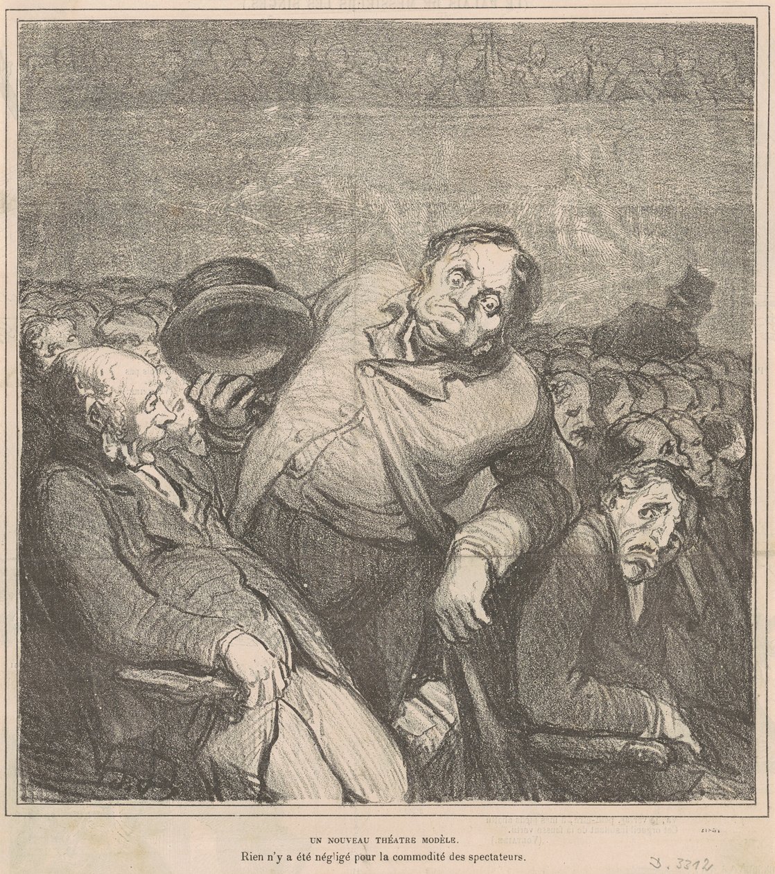 Nový model divadla od Honoré Daumier