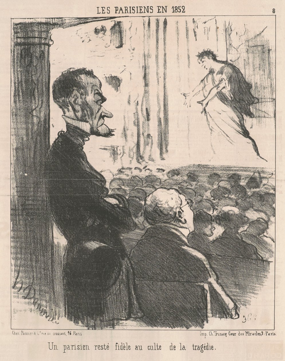 Pařížan, který zůstal věrný... od Honoré Daumier