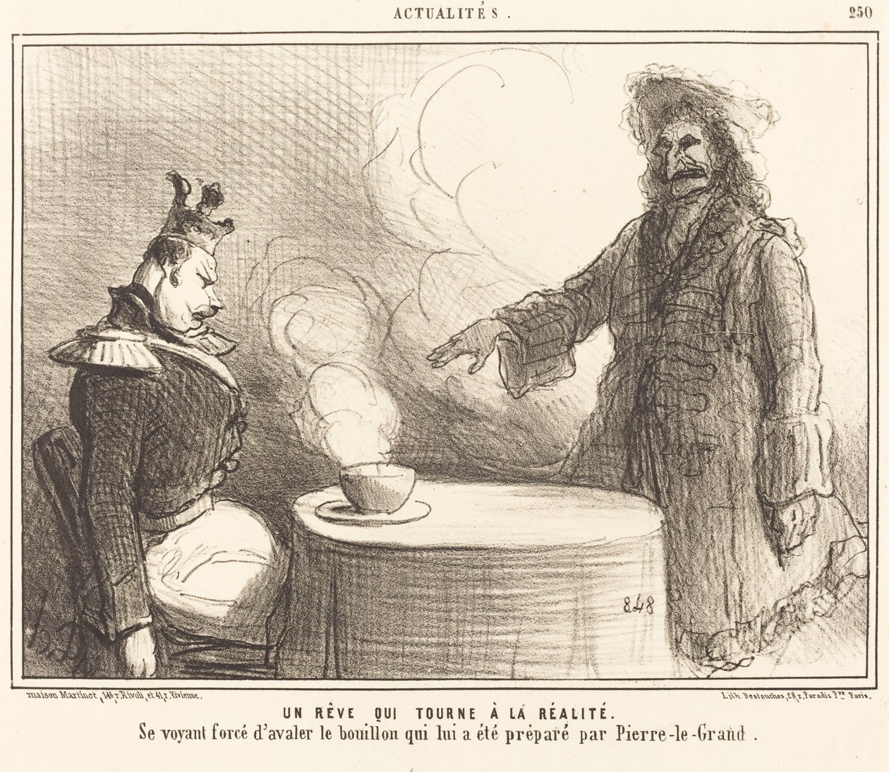 Sen, který se promění ve skutečnost od Honoré Daumier