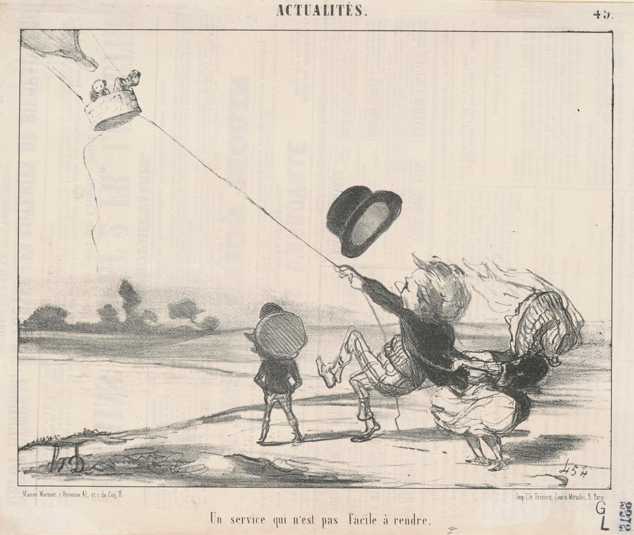 Služba... není snadné poskytnout od Honoré Daumier
