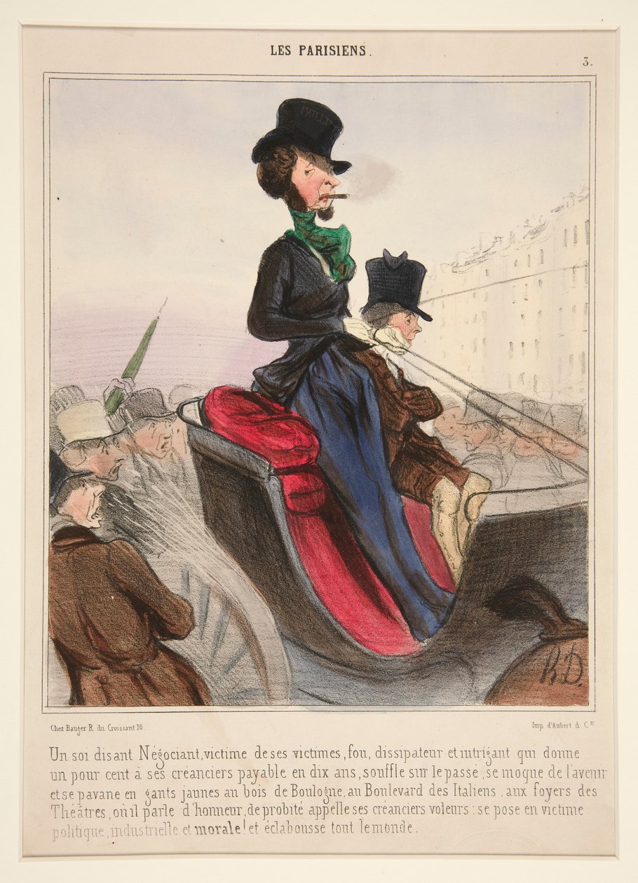 Takzvaný obchodník obětí svých obětí od Honoré Daumier