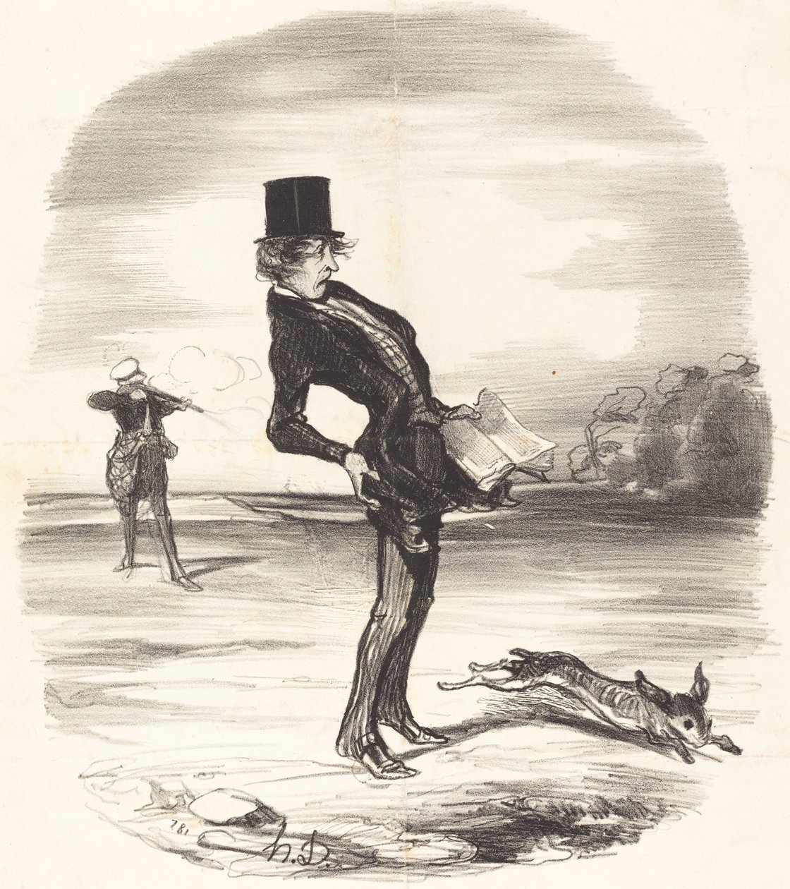 Přemístěné zatížení od Honoré Daumier