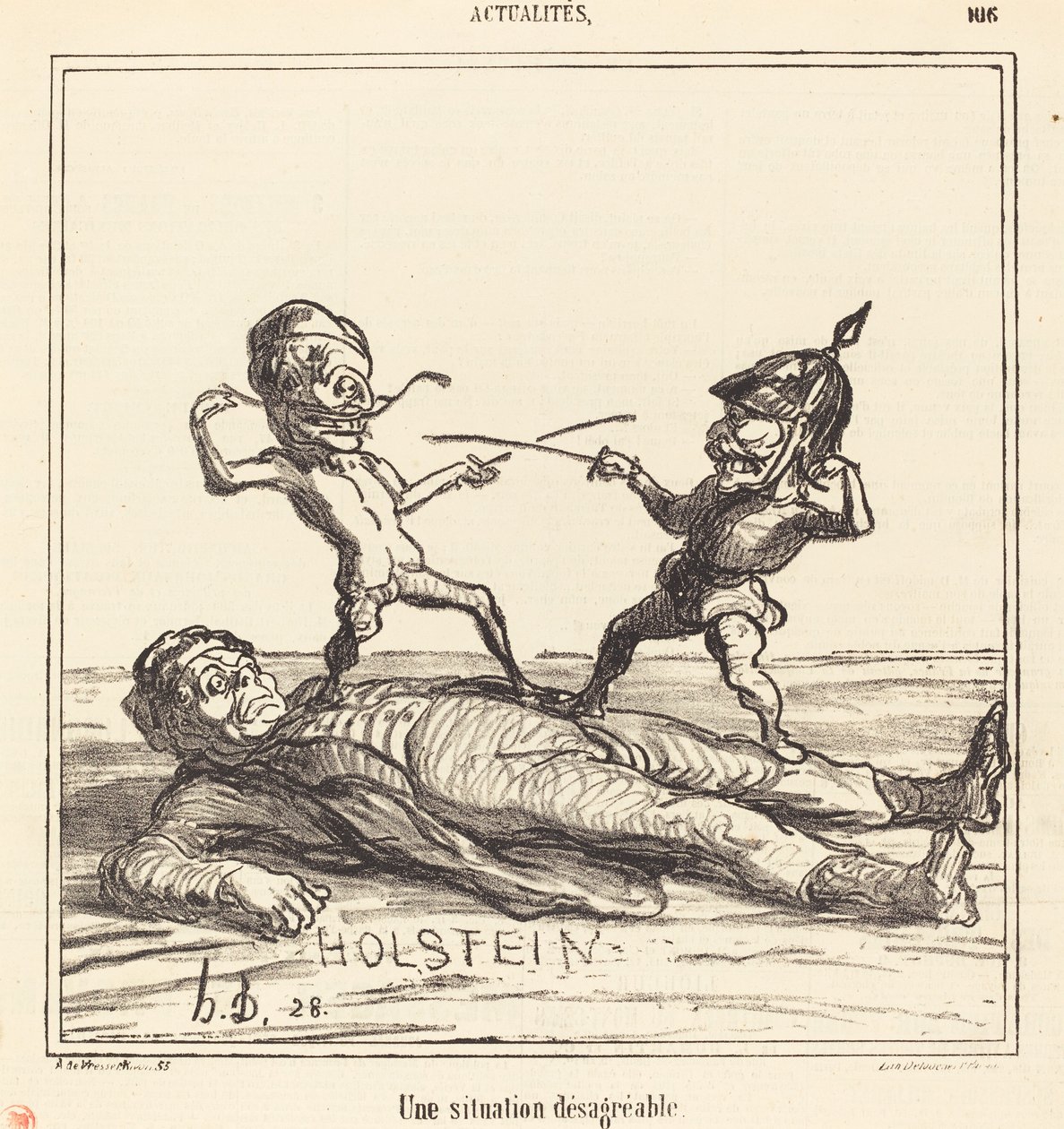 Nepříjemná situace od Honoré Daumier