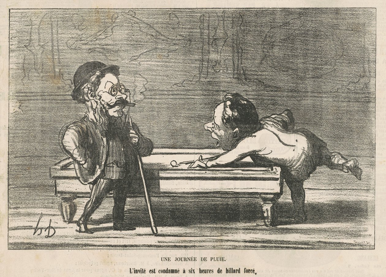 Deštivý den od Honoré Daumier