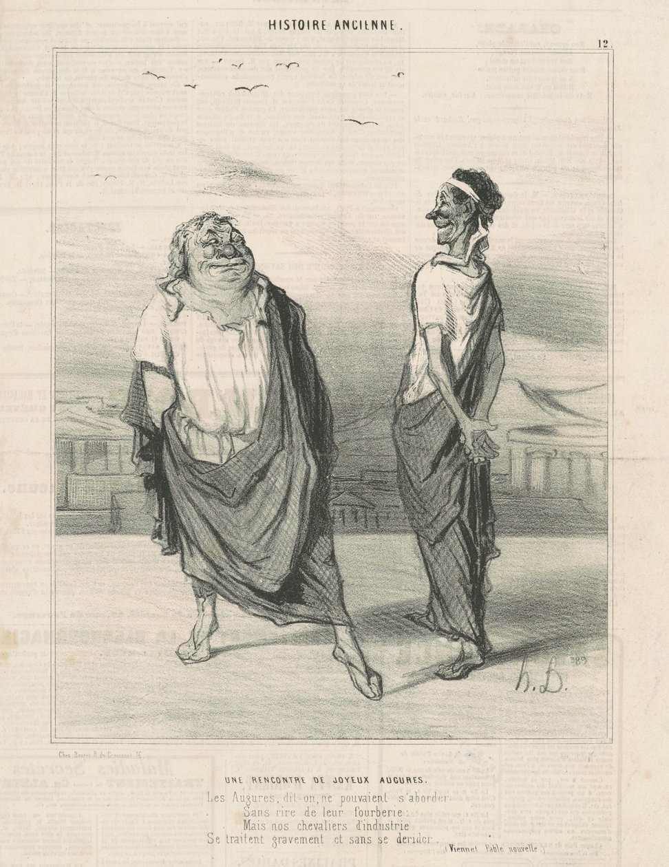 Setkání jouyeuzových předpovědí od Honoré Daumier