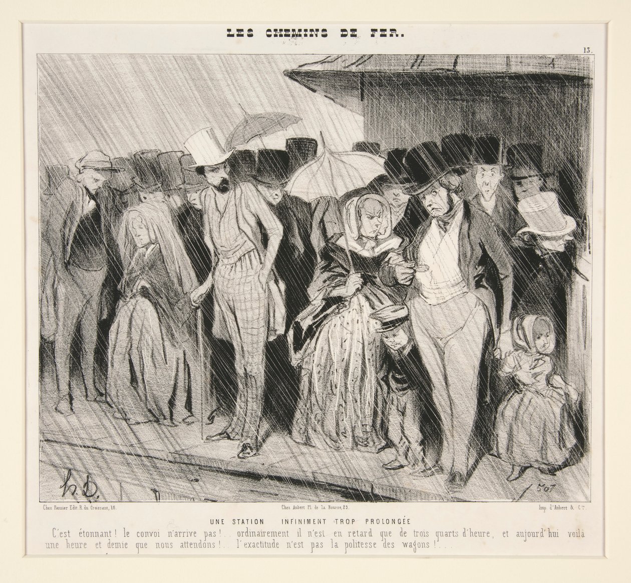 Nekonečně příliš dlouhá stanice: C od Honoré Daumier