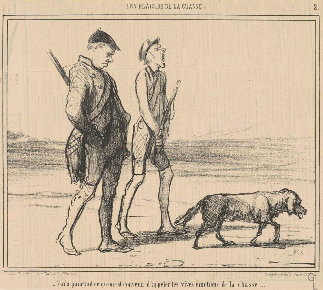 Zde je to, na čem jsme se dohodli, že zavoláme... od Honoré Daumier