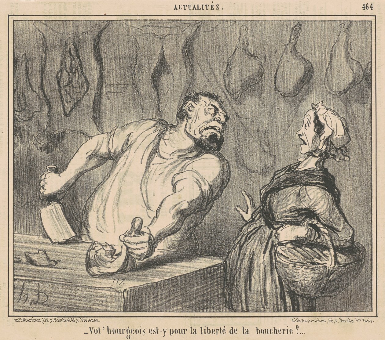 Je váš buržoazní pro osvobození od řeznictví? od Honoré Daumier